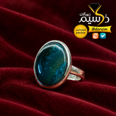 انگشتر نقره مردانه زنانه عقیق آبی فیروزه ای صددرصد طبیعی و معدنی و کمیاب با ضمانت مکتوب اصالت.برند دُرسیم