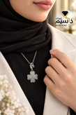 آویز نقره زنانه با آبکاری رادیوم